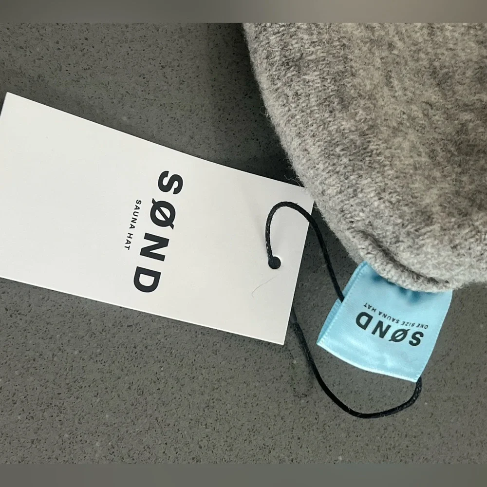 NWT SØND Merino wool sauna hat sz OS